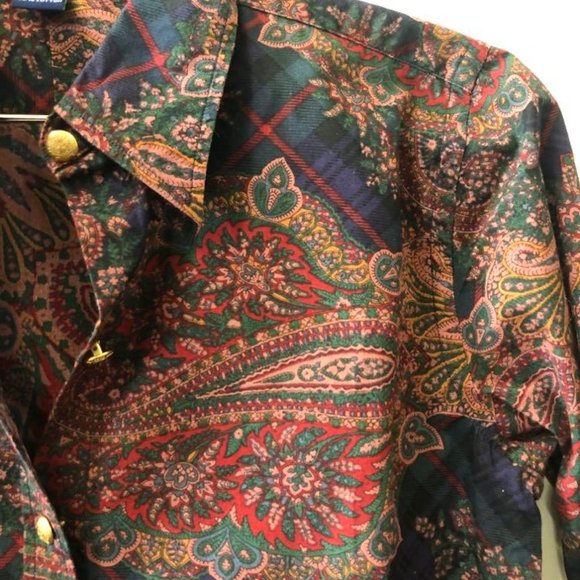 Chaps Ralph Lauren Paisley shirt - Picture 2 of 6